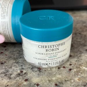 Christophe Robin Cleansing Purifying Scrub with Sea Salt – Turquoise